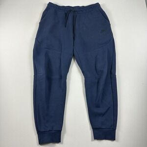 Nike Tech Fleece Pants Joggers Sweatpants Obsidian Navy Blue CU4495-410‎ Men's L